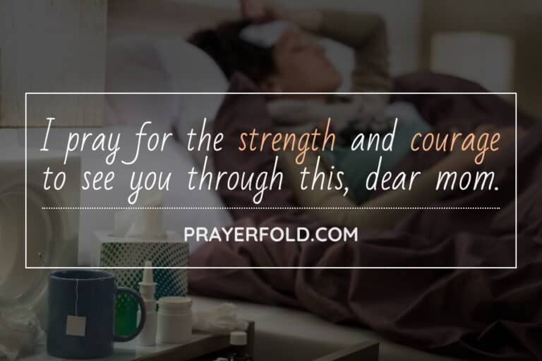 Healing Prayer for My Friend's Sick Mother - Prayer Fold