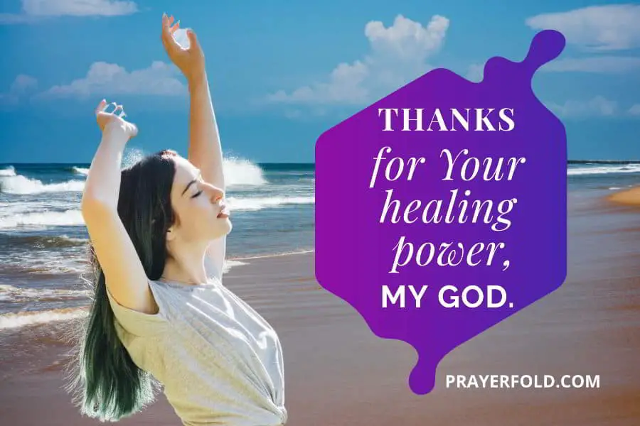Thank You God for Healing Me Prayers